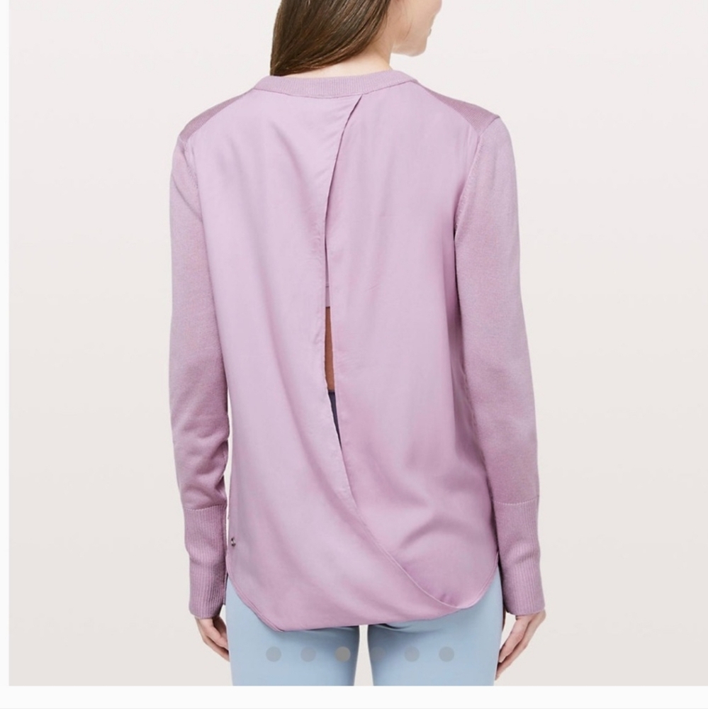 Lululemon Still At Ease Pullover Sweater SIZE 8 - Picture 4 of 11